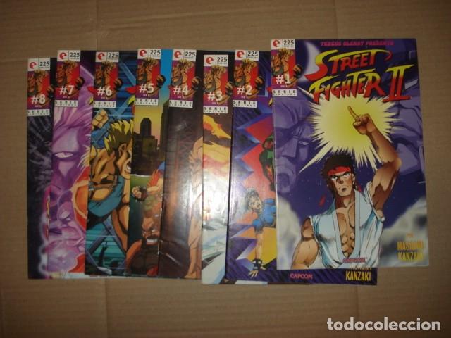 Tebeos: Street Fighter II, 1994, completa, 8 n&uacute;meros, Gl&eacute;nat, muy buen estado