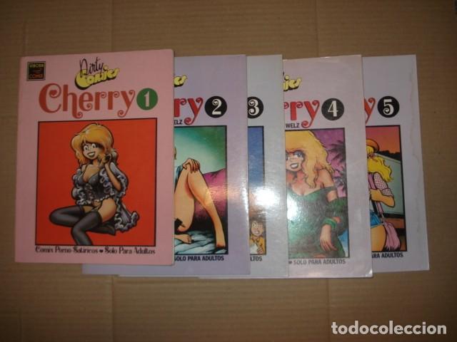 Tebeos: Dirty comics: Cherry, 1990, completa, 5 n&uacute;meros, La C&uacute;pula, buen estado