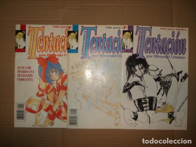 Tebeos: Tentaci&oacute;n, 1996, completa, 3 n&uacute;meros, Gl&eacute;nat, buen estado