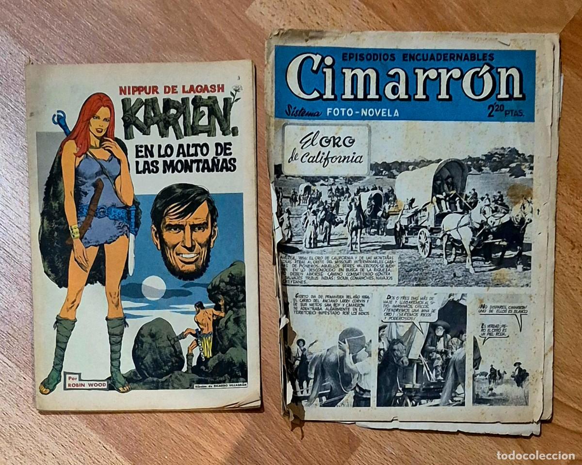 Livros de Banda Desenhada: LOTE DE 2 TEBEOS A&Ntilde;OS 60 - CIMARRON Y NIPUR DE LAGASH, KARIEN