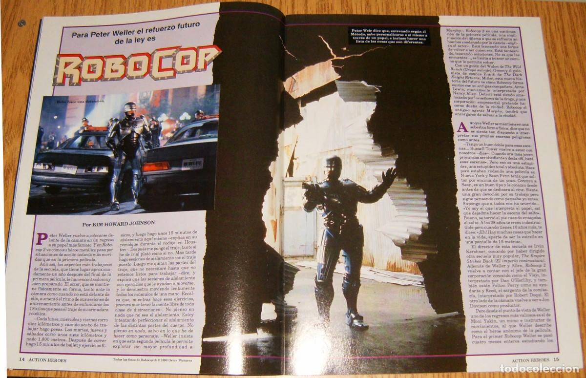 Tebeos: ACTION HEROES Ediciones Zinco REVISTA - Foto 3