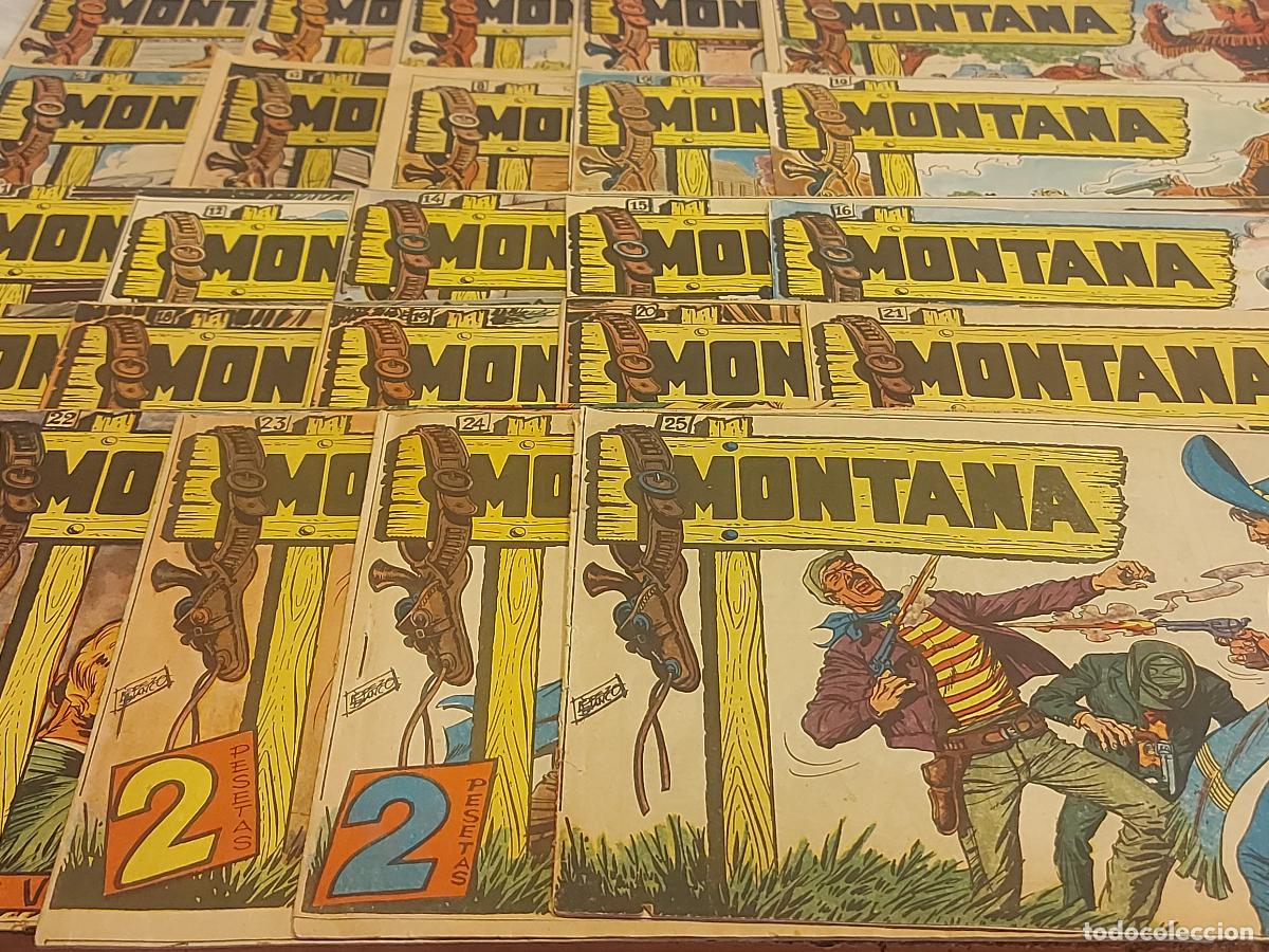 Tebeos: MONTANA | 24 N&Uacute;MEROS DEL 1 AL 25, FALTA EL 13 | EDITORIAL ROLL&Aacute;N | 1961