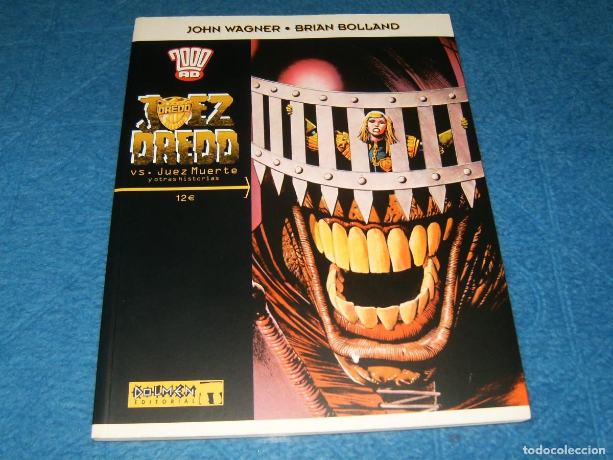 Tebeos: JUEZ DREDD VS. MUERTE y Otras Historias - John Wagner y Brian Bolland DOLMEN . TOMO