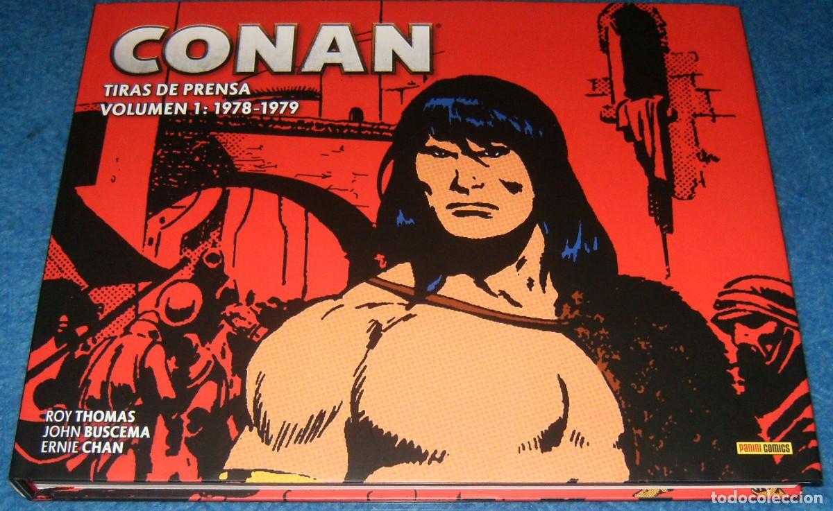 Tebeos: CONAN EL BARBARO TIRAS DE PRENSA 1 y 2 LOTE (M. LIMITED EDITION) PANINI - THOMAS BUSCEMA CHAN ALCAL&Aacute;