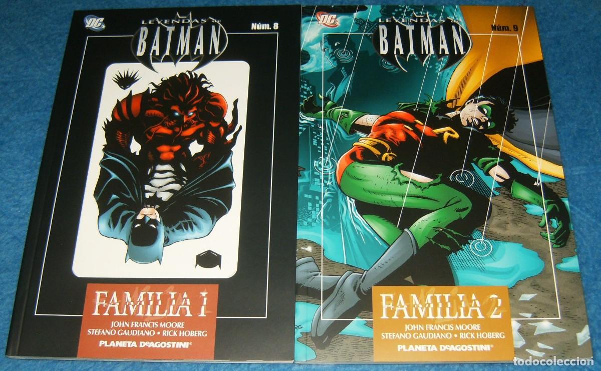 Livros de Banda Desenhada: LEYENDAS DE BATMAN 8 y 9 . SAGA FAMILIA 1 y 2 COMPLETA . PLANETA DEAGOSTINI
