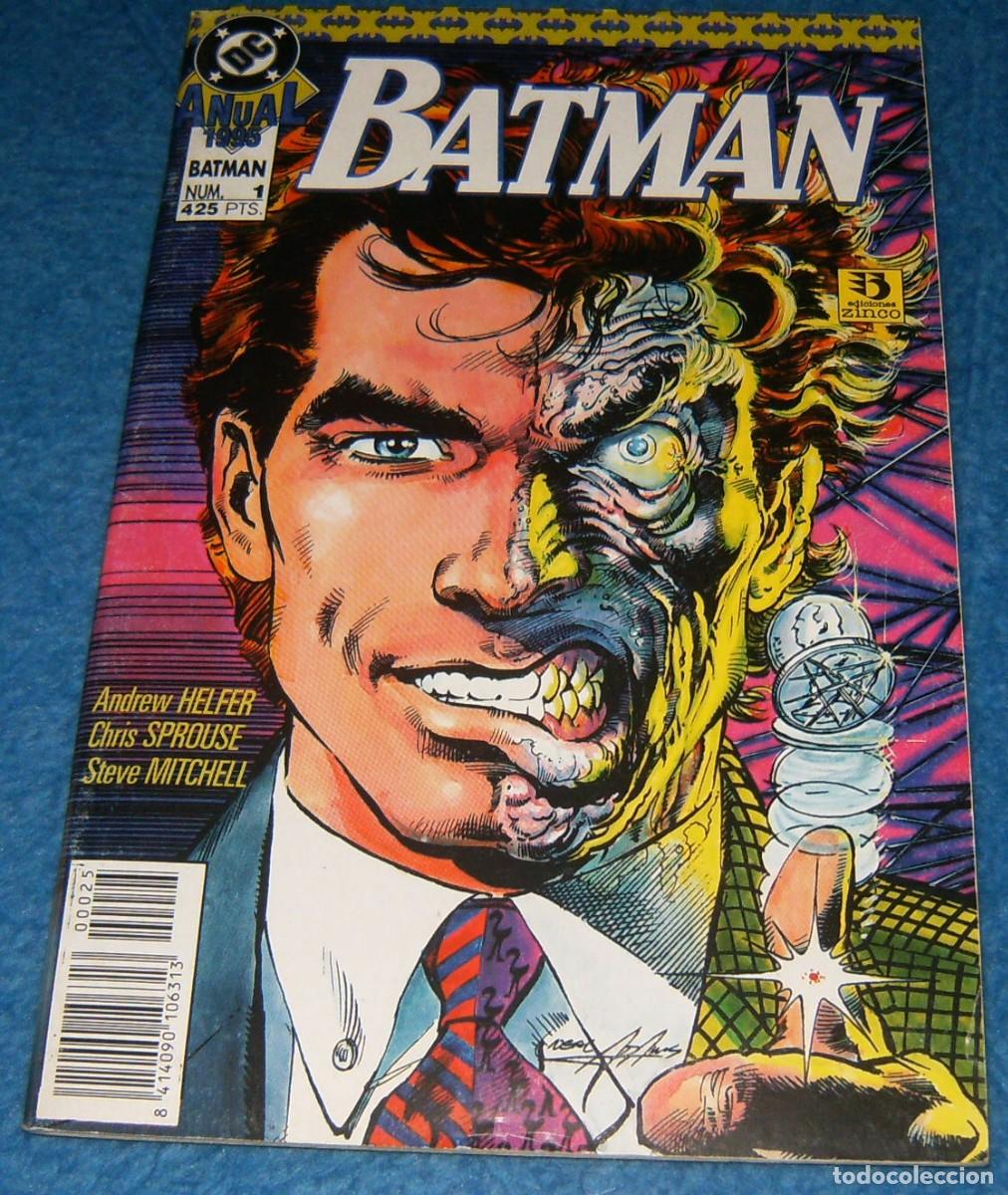 Tebeos: BATMAN ANUAL 1 1995 ORIGEN DE DOS CARAS . Ediciones Zinco
