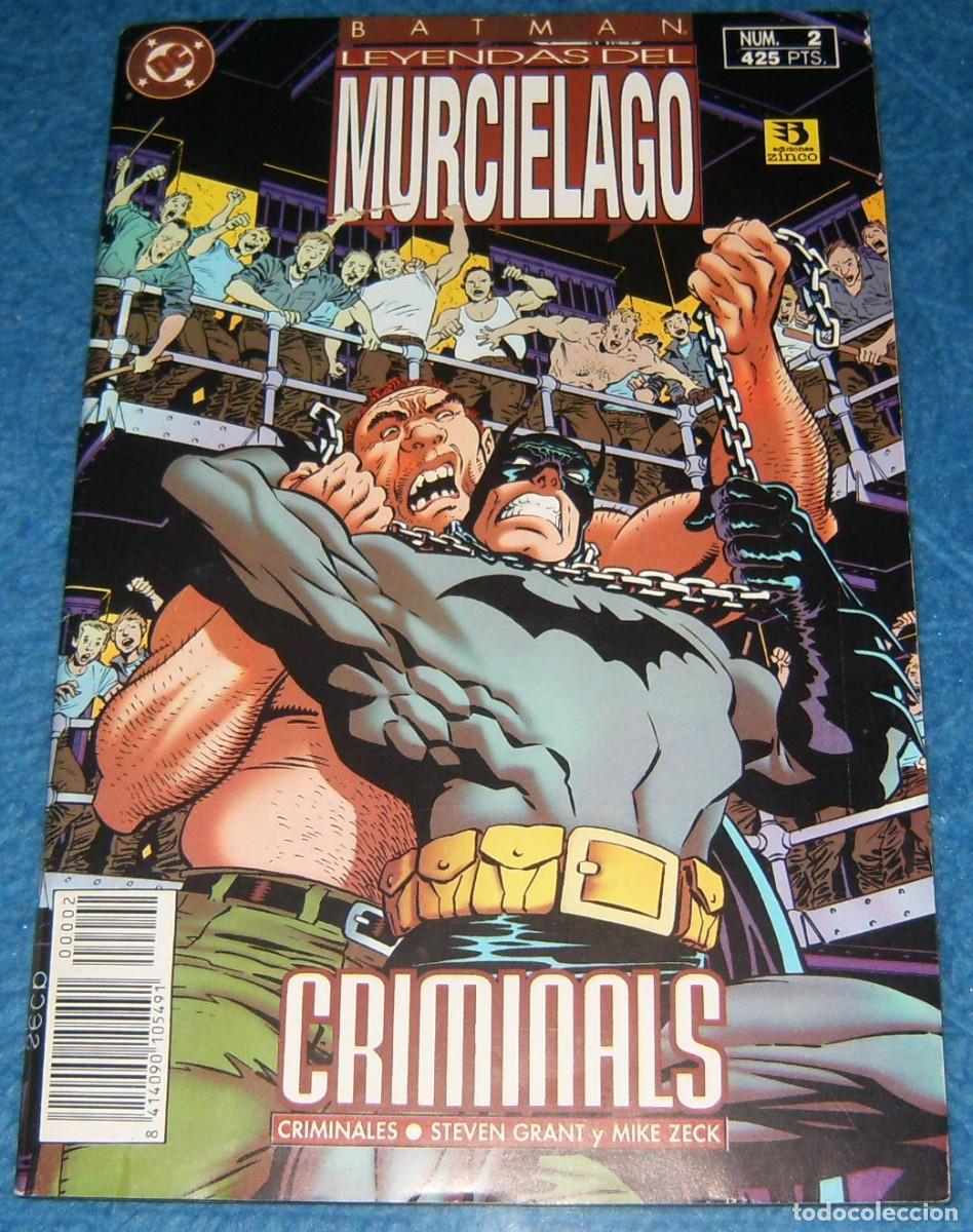 Tebeos: BATMAN LEYENDAS DEL MURCIELAGO 2 . CRIMINALS - CRIMINALES . Ediciones Zinco