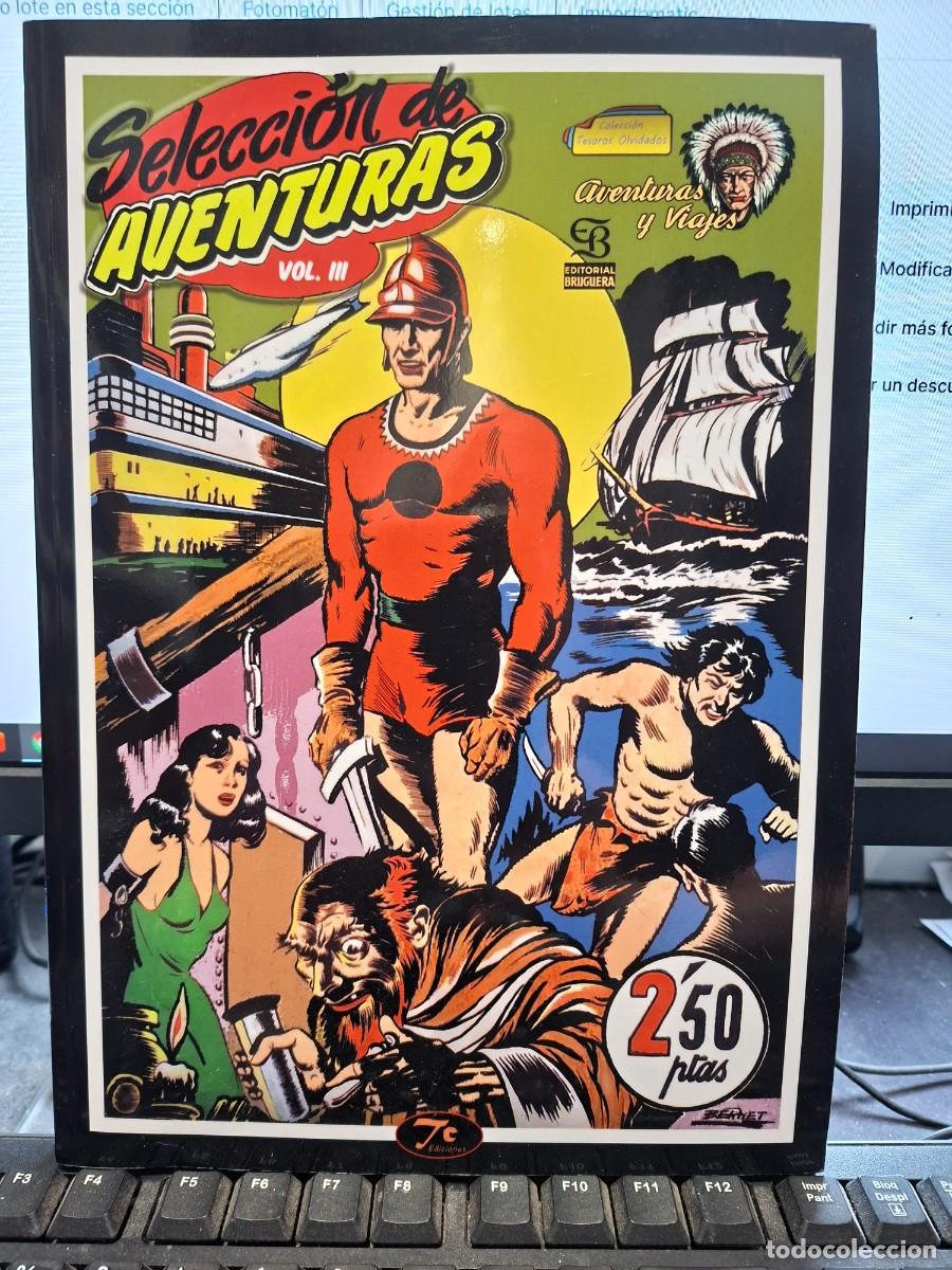 Tebeos: COLECCION TESOROS OLVIDADOS - SELECCION DE AVENTURAS - VOL III EDITORAIL BRUGUERA AVENTURAS Y VIAJES