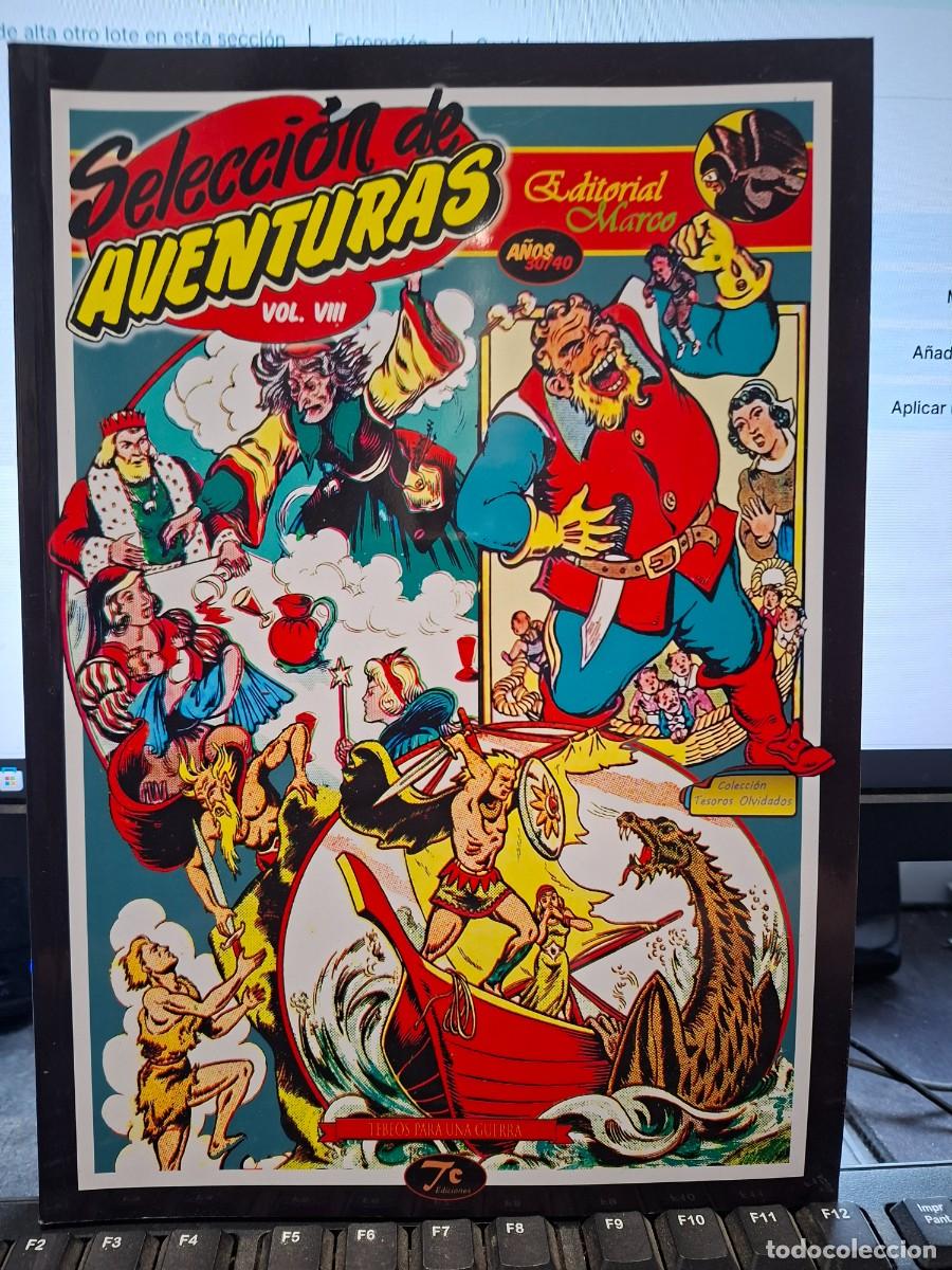 Tebeos: COLECCION TESOROS OLVIDADOS - SELECCION DE AVENTURAS - VOL VIII EDITORIAL MARCO A&Ntilde;OS 30 / 40