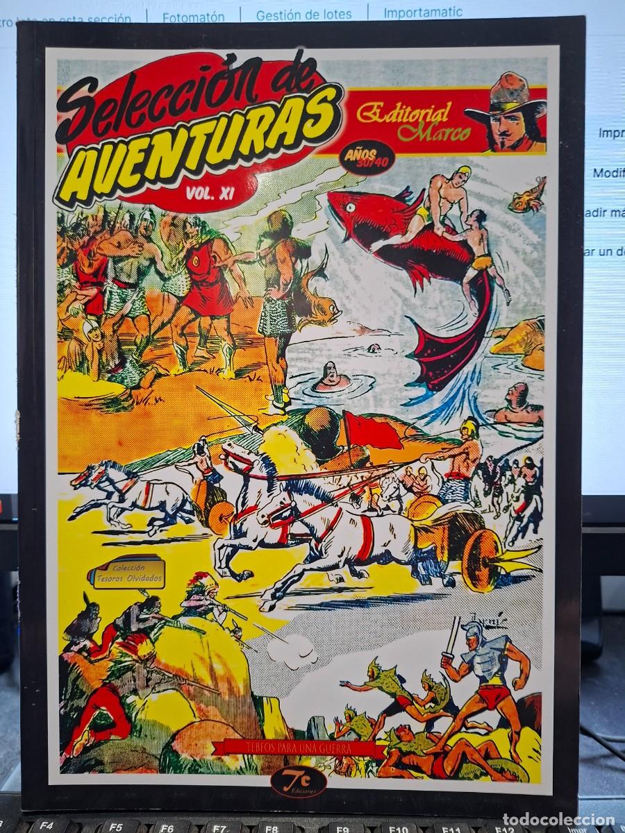 Tebeos: COLECCION TESOROS OLVIDADOS - SELECCION DE AVENTURAS - VOL XI EDITORIAL MARCO A&Ntilde;OS 30 / 40