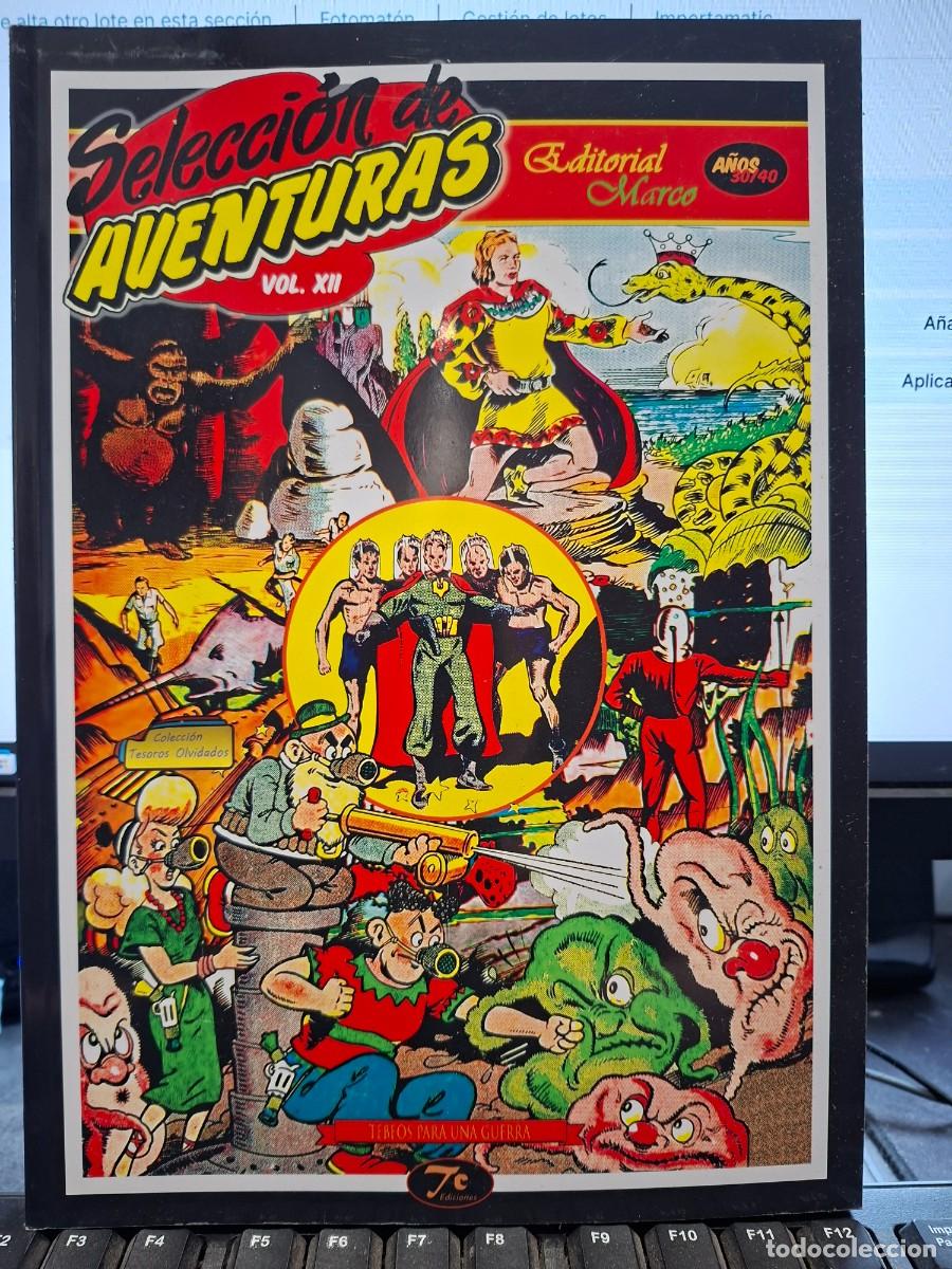 Tebeos: COLECCION TESOROS OLVIDADOS - SELECCION DE AVENTURAS - VOL XII EDITORIAL MARCO A&Ntilde;OS 30 / 40