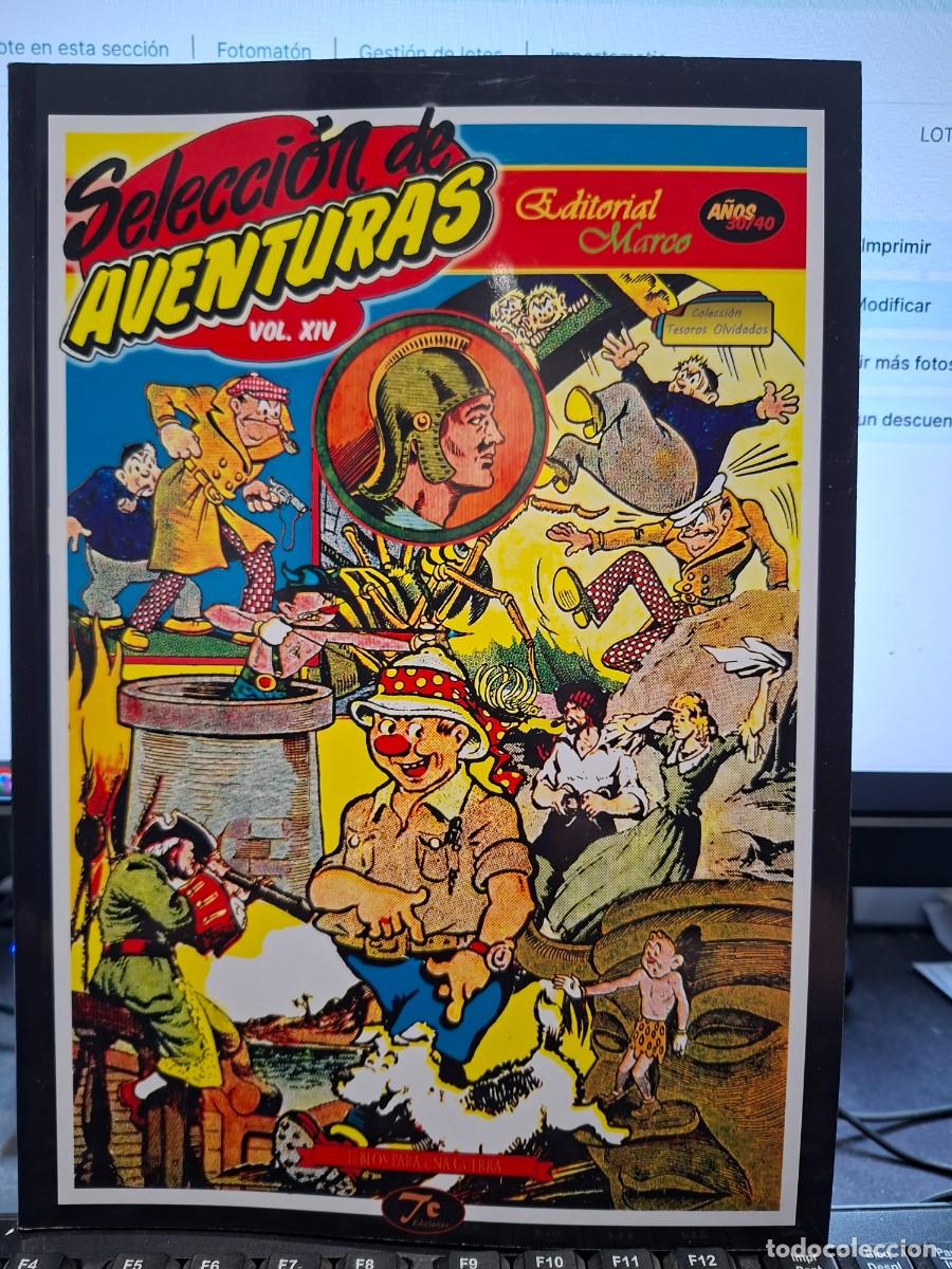 Tebeos: COLECCION TESOROS OLVIDADOS - SELECCION DE AVENTURAS - VOL XIV EDITORIAL MARCO A&Ntilde;OS 30 / 40