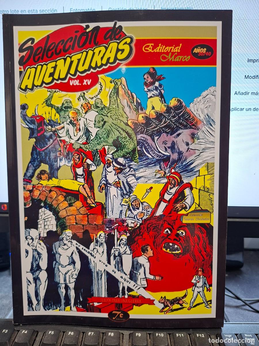 Tebeos: COLECCION TESOROS OLVIDADOS - SELECCION DE AVENTURAS - VOL XV EDITORIAL MARCO A&Ntilde;OS 30 / 40