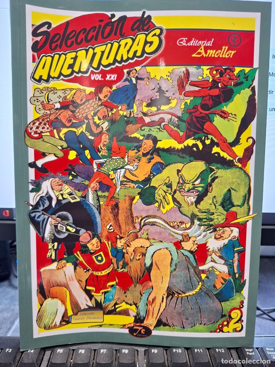 Tebeos: COLECCION TESOROS OLVIDADOS SELECCION DE AVENTURAS VOL XXI - EDITORIAL AMELLER