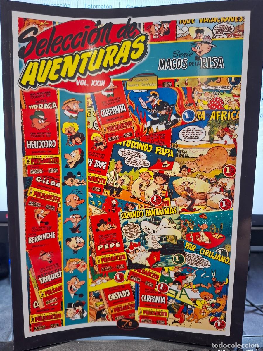 Tebeos: COLECCION TESOROS OLVIDADOS SELECCION DE AVENTURAS VOL XXIII - SERIE MAGOS DE LA RISA