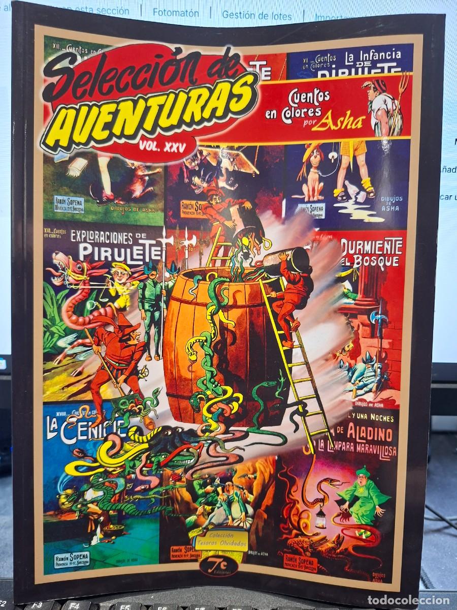 Tebeos: COLECCION TESOROS OLVIDADOS SELECCION DE AVENTURAS VOL XXV - CUENTOS EN COLORES POR ASHA