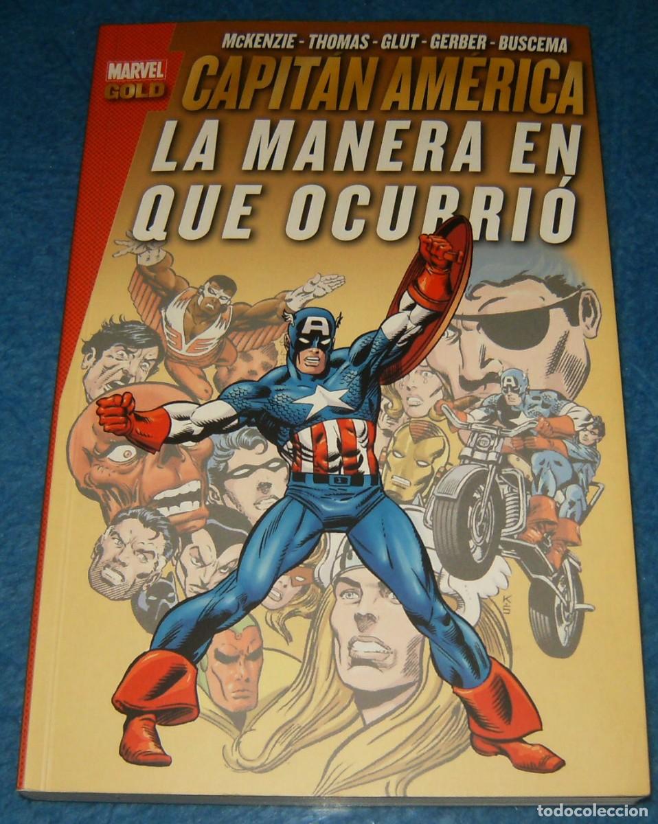Tebeos: CAPITAN AMERICA . LA MANERA EN QUE OCURRI&Oacute; . MARVEL GOLD . PANINI