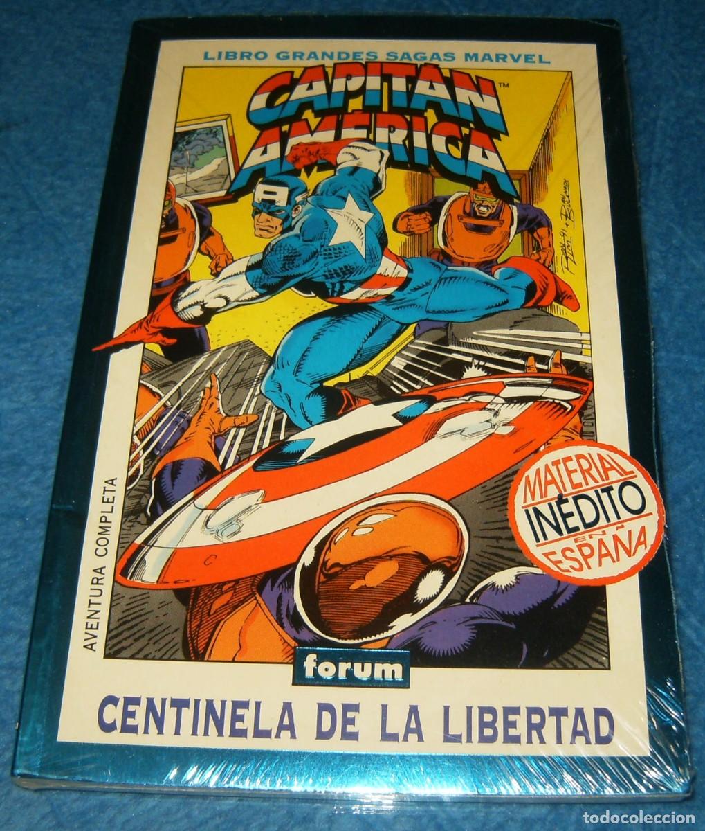 Tebeos: LIBRO GRANDES SAGAS MARVEL . CAPITAN AMERICA 2 . CENTINELA DE LA LIBERTAD . FORUM