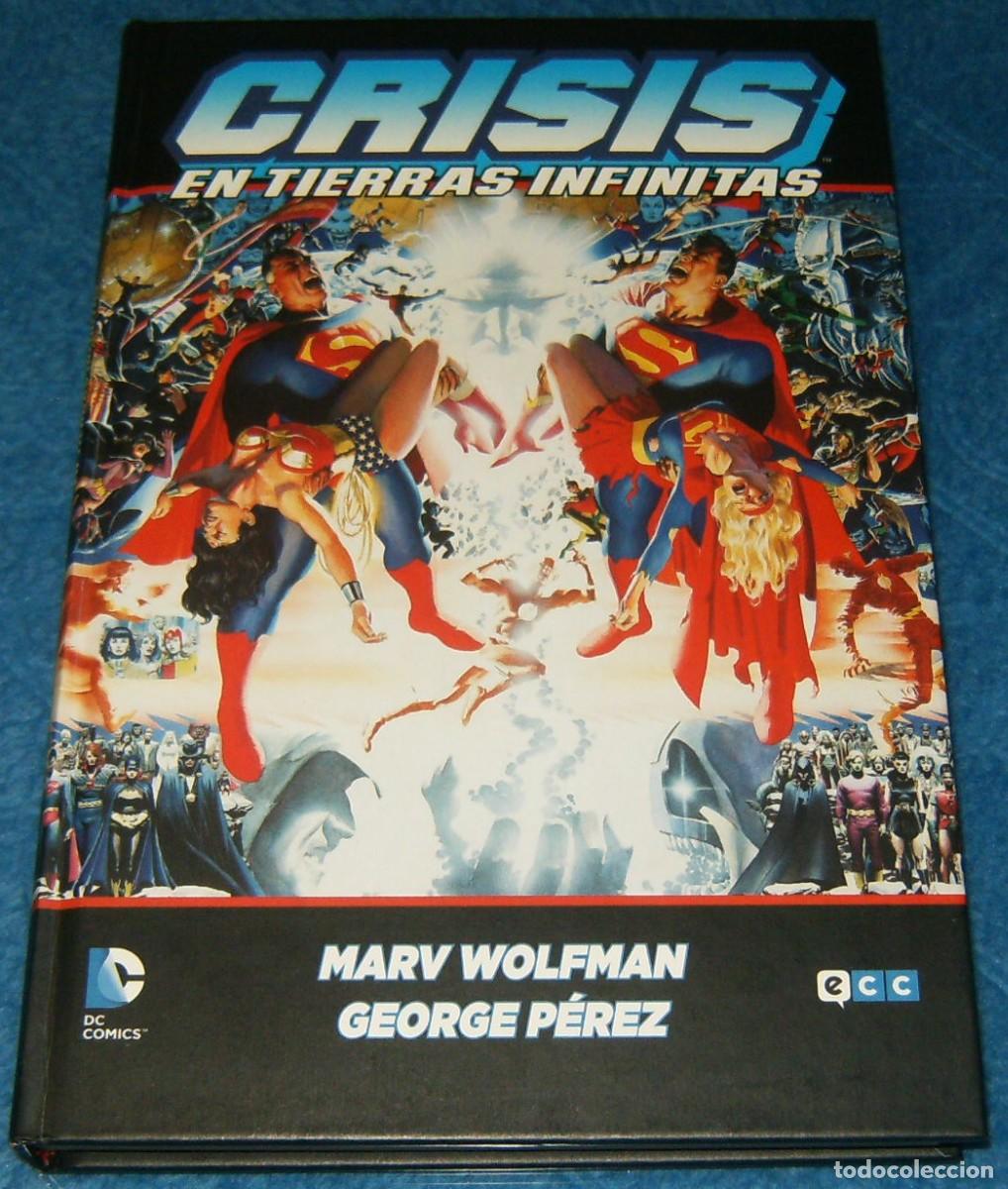 Tebeos: CRISIS EN TIERRAS INFINITAS ECC Marv Wolfman George P&eacute;rez Jerry Ordway