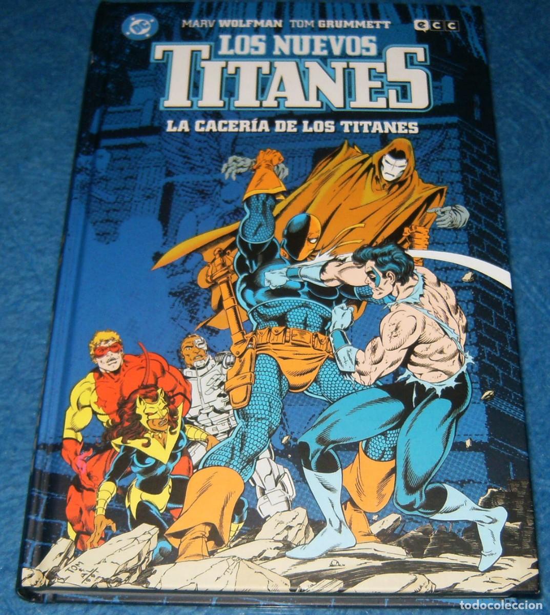 Tebeos: LOS NUEVOS TITANES . CACER&Iacute;A DE TITANES - CAOS TOTAL . ECC . Tapa dura
