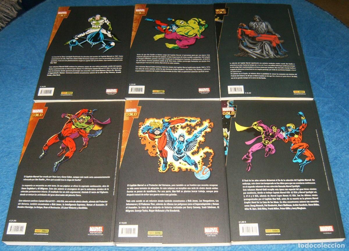 Tebeos: CAPITAN MARVEL . MARVEL GOLD . 1 2 3 4 5 6 COMPLETA . PANINI - Foto 2