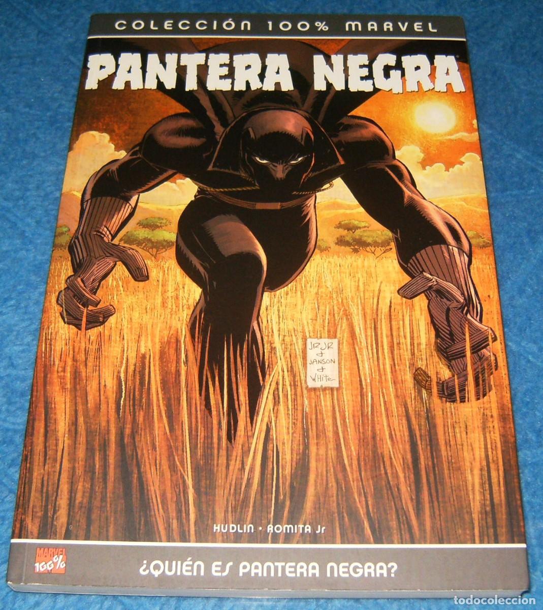 Tebeos: PANTERA NEGRA . &iquest;Qui&eacute;n es Pantera Negra? . COLECCION 100% Marvel . PANINI