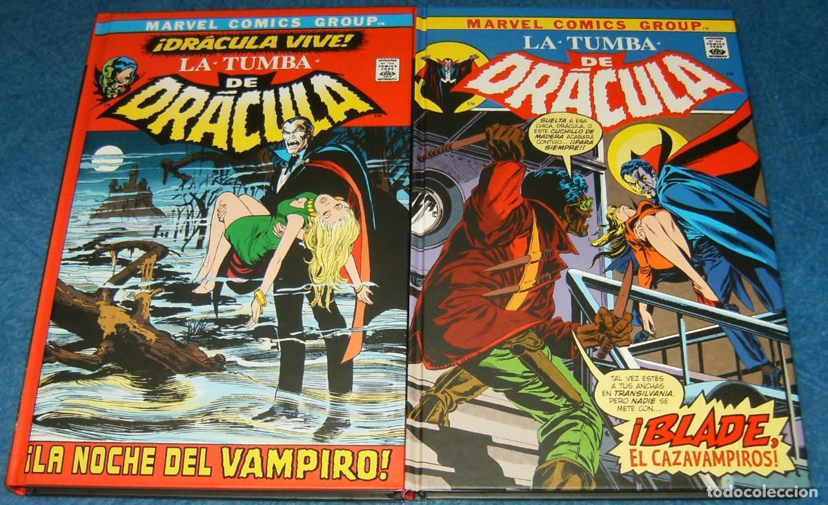 Tebeos: BIBLIOTECA DRACULA . LA TUMBA DE DRACULA 1 y 2 . TAPA DURA COLOR TAMA&Ntilde;O ORIGINAL USA