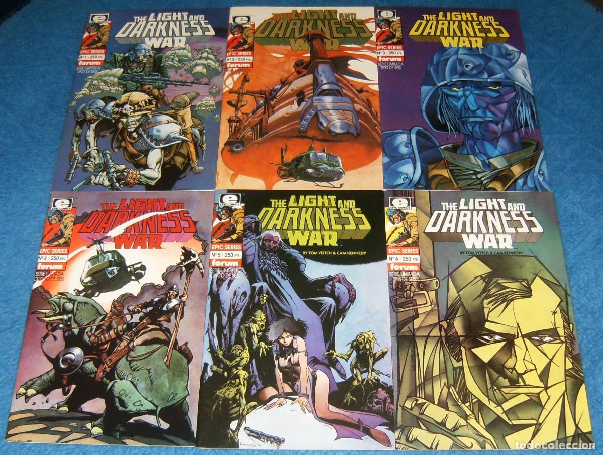 Tebeos: THE LIGHT AND DARKNESS WAR . EPIC . 1 2 3 4 5 6 COMPLETA . Tom Veitch y Cam Kennedy
