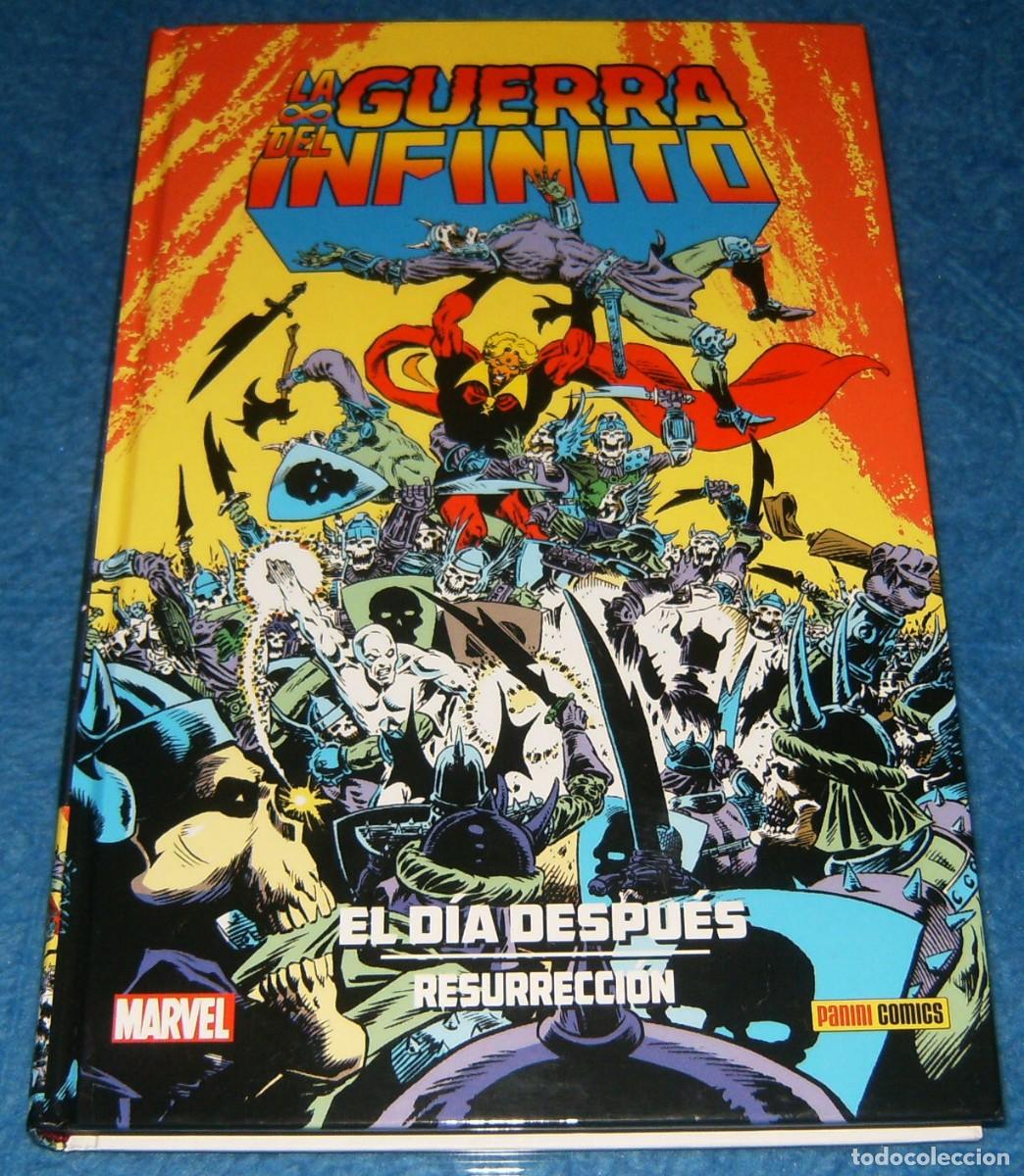 Tebeos: LA GUERRA DEL INFINITO. EL DIA DESPU&Eacute;S . RESURRECCI&Oacute;N . PANINI . COLECCION JIM STARLIN 10