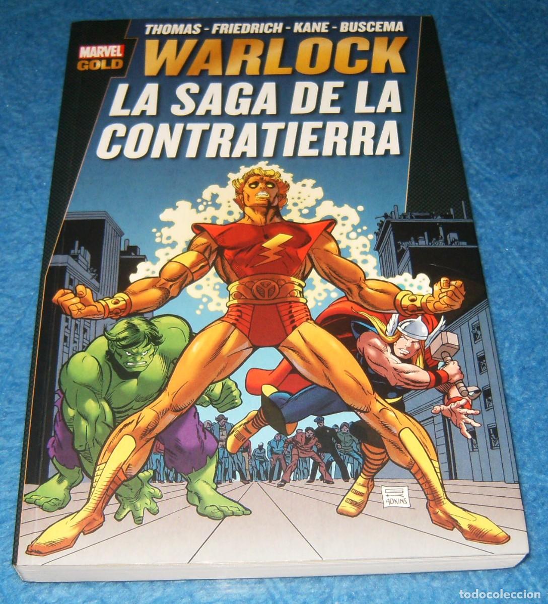 Tebeos: WARLOCK LA SAGA DE LA CONTRATIERRA . MARVEL GOLD . PANINI