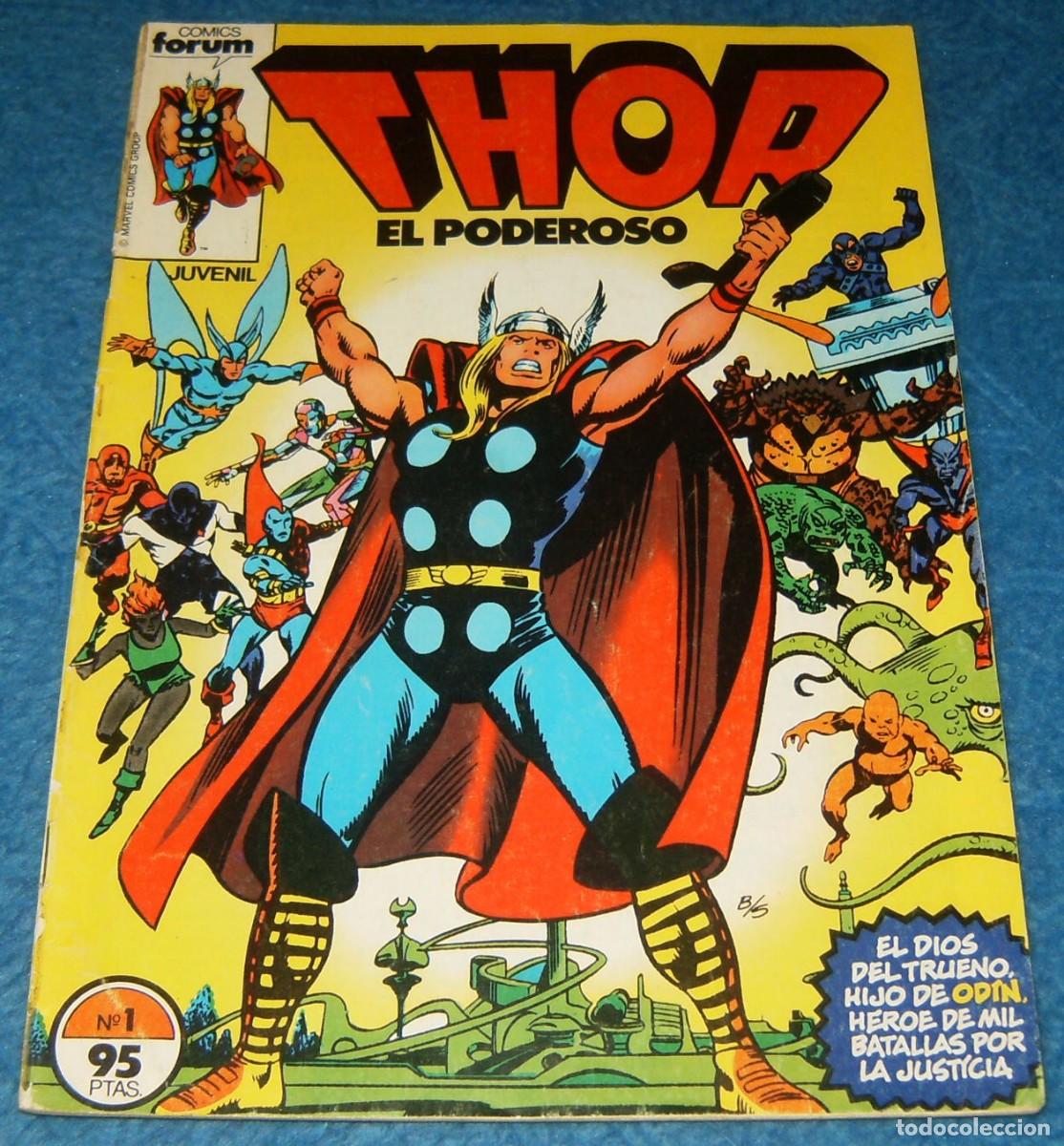 Tebeos: THOR EL PODEROSO N&uacute;mero 1 . Forum . DE RETAPADO . 1983