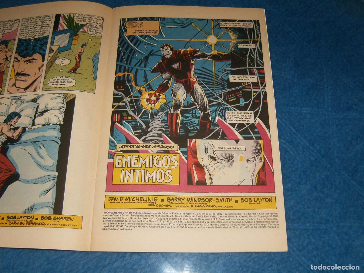 Tebeos: MARVEL HEROES 59 . IRON MAN . Forum . BARRY SMITH - Foto 2