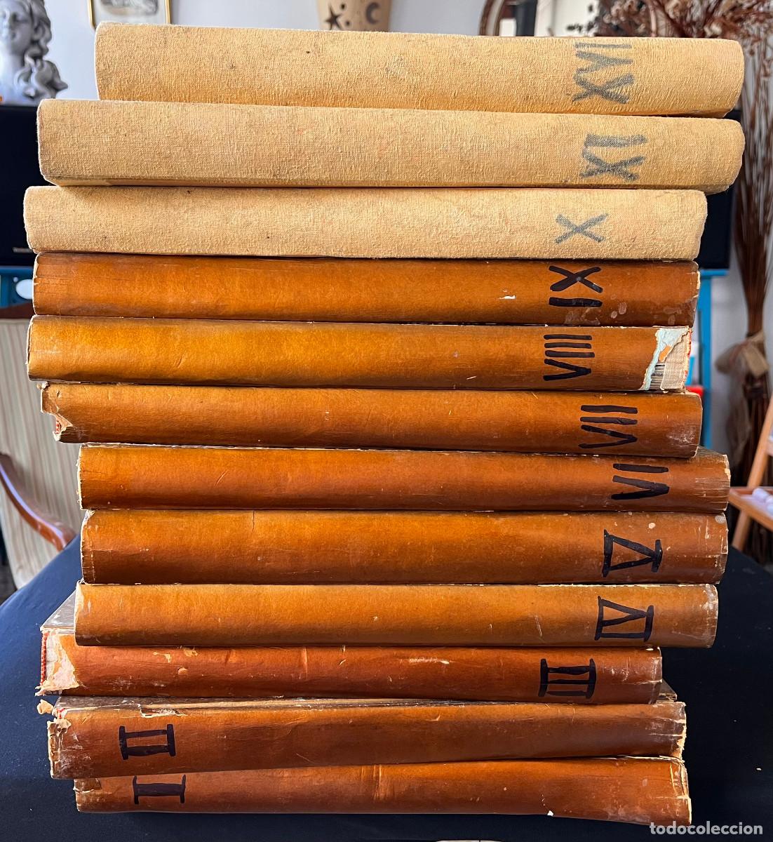 Tebeos: COLECCI&Oacute;N ENCUADERNADA REVISTA SATIRICA EL PAPUS. 12 TOMOS