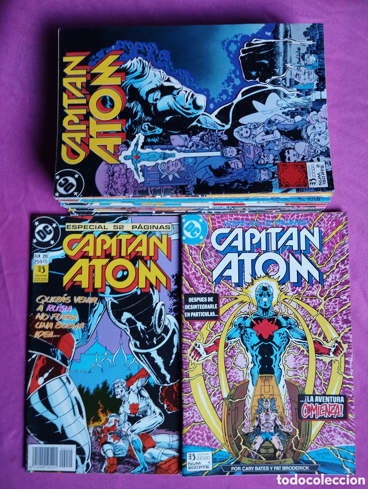 Tebeos: CAPITAN ATOM 20 COMPLETA ZINCO L111 3 - Foto 2