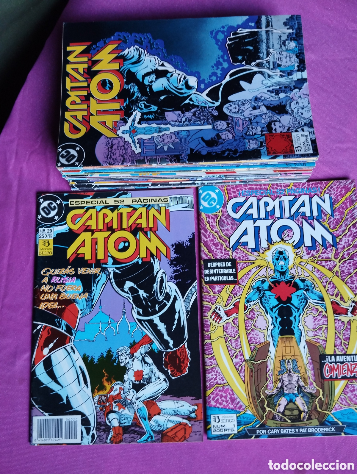 Tebeos: CAPITAN ATOM 20 COMPLETA ZINCO L111 3 - Foto 3