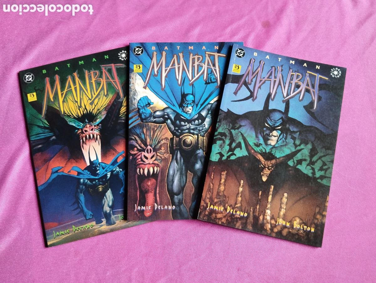 Tebeos: BATMAN MANBAT 3 COMPLETA ZINCO L19 4