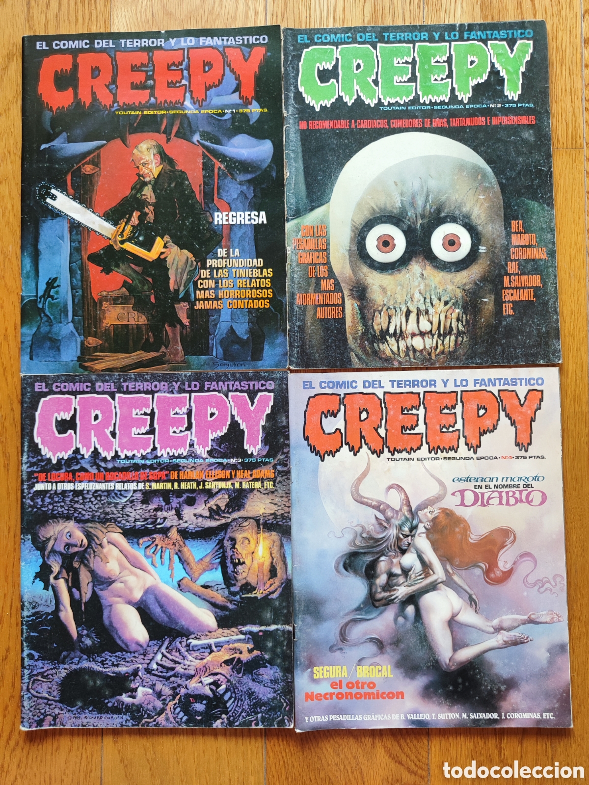 Tebeos: Creepy, Segunda &Eacute;poca, Completa, 19 n&ordm;s. Ordinarios Toutain