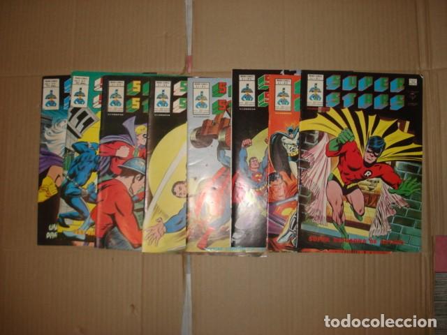 Tebeos: Super stars, 1977, completa, 8 n&uacute;meros, Vertice, muy buen estado
