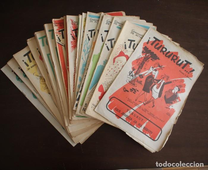 Tebeos: LOTE 32 NUMEROS TURURUT SEMANARIO HUMORISTICO 1953. CESC OPISSO ESCOBAR PE&Ntilde;ARROYA MUNTA&Ntilde;OLA&hellip;