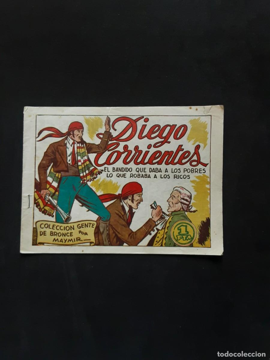 Tebeos: DIEGO CORRIENTES # AMELLER 1950 # COLECCION COMPLETA DE 13 NUMEROS # MAYMIR
