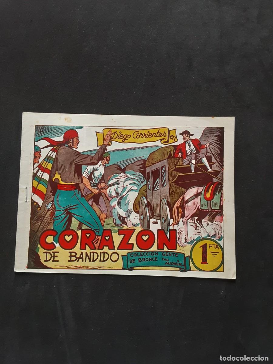 Tebeos: DIEGO CORRIENTES # AMELLER 1950 # COLECCION COMPLETA DE 13 NUMEROS # MAYMIR - Foto 5