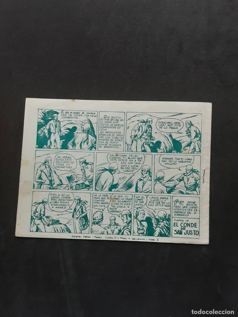Tebeos: DIEGO CORRIENTES # AMELLER 1950 # COLECCION COMPLETA DE 13 NUMEROS # MAYMIR - Foto 6
