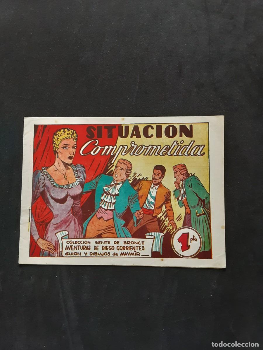 Tebeos: DIEGO CORRIENTES # AMELLER 1950 # COLECCION COMPLETA DE 13 NUMEROS # MAYMIR - Foto 11