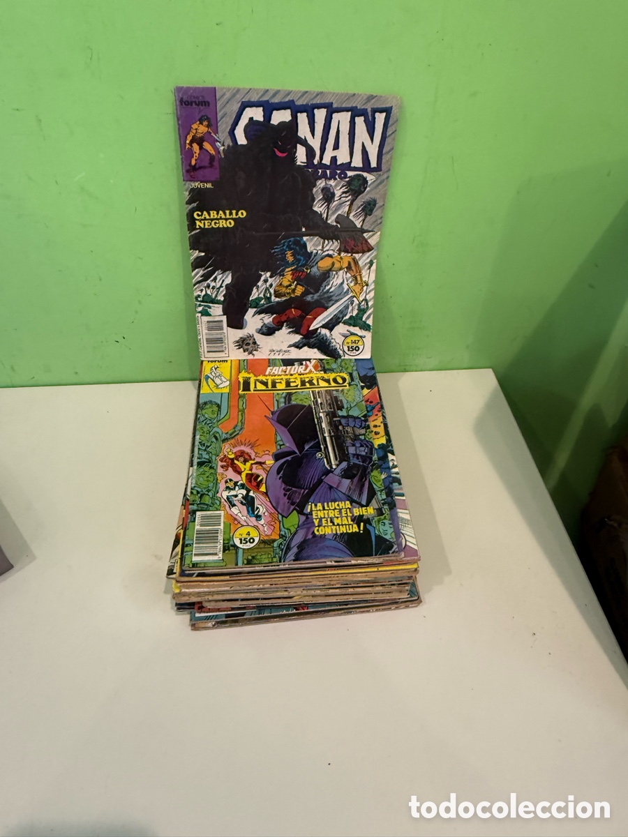 Tebeos: Lote 28 c&oacute;mics Forum, Zinco e Image &ndash; Marvel, DC, Spawn, Conan, X-Men, Hulk y m&aacute;s