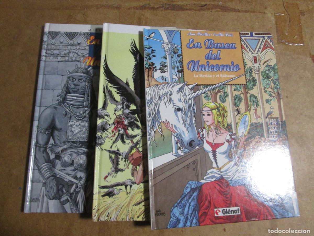 Tebeos: colecci&oacute;n completa, En busca del unicornio, 3 n&uacute;meros Glenat