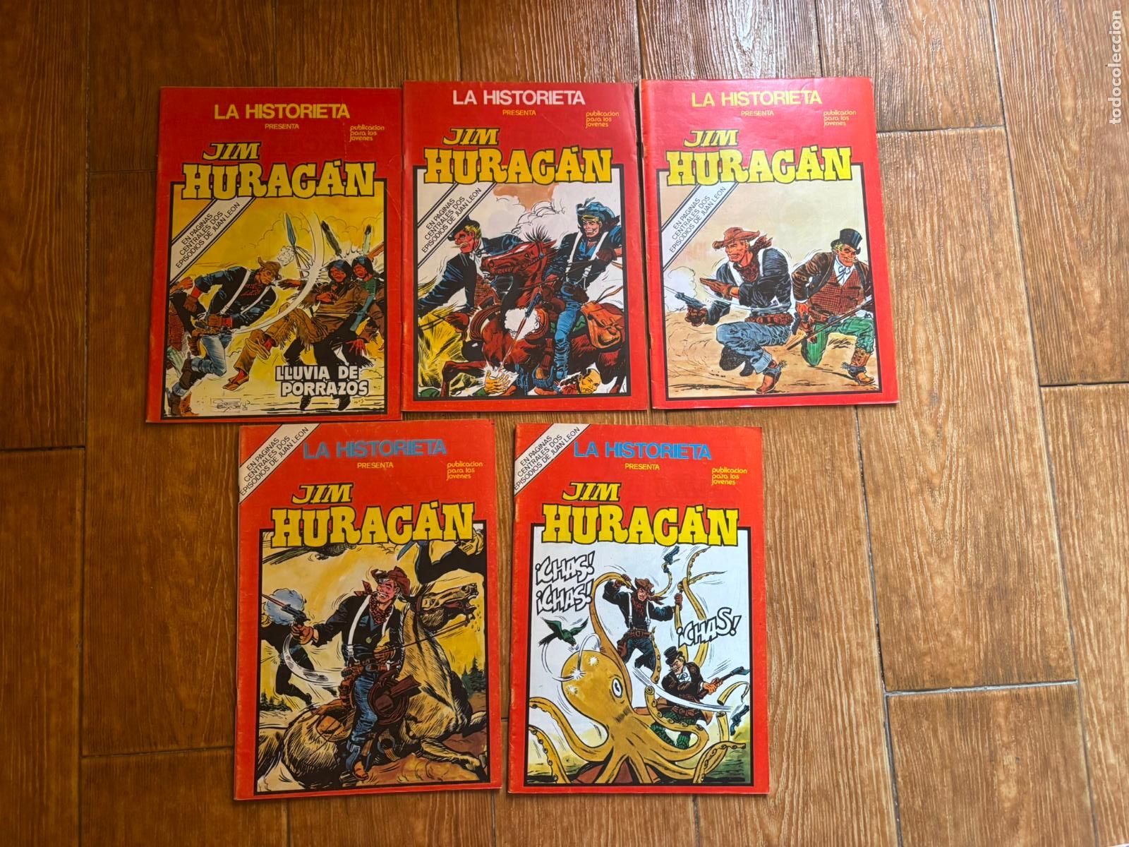 Tebeos: JIM HURACAN COLECCION COMPLETA EDITORIAL URSUS 5 NUMEROS