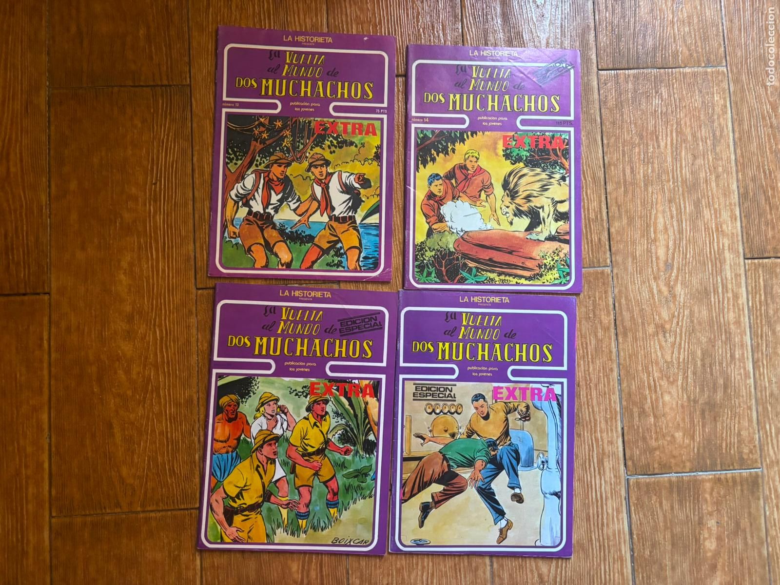 Tebeos: LA VUELTA AL MUNDO DE DOS MUCHACHOS COLECCION COMPLETA EDITORIAL URSUS 4 NUMEROS