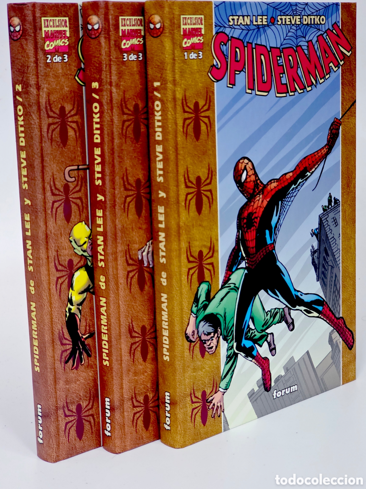 Tebeos: C&Oacute;MICS COLECCI&Oacute;N COMPLETA SPIDERMAN 3 EXCELSIOR FORUM MARVEL STAN LEE (SPIDER-MAN) EXCELENTE
