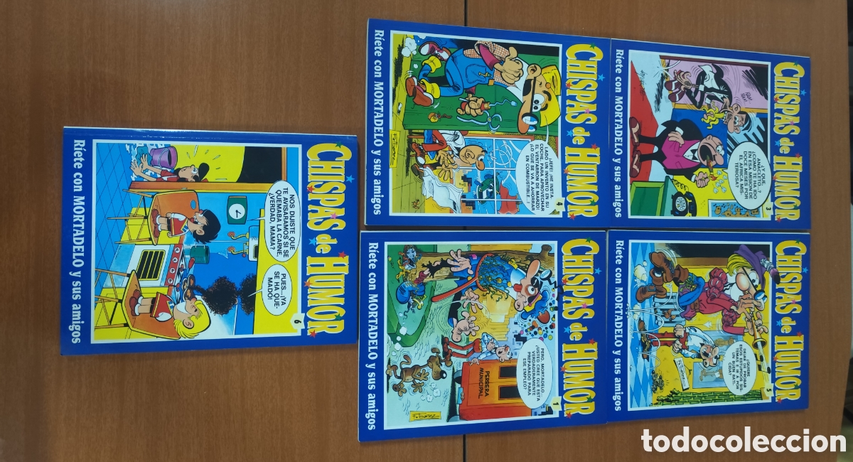 Tebeos: Lote 5 comics chispas de humor