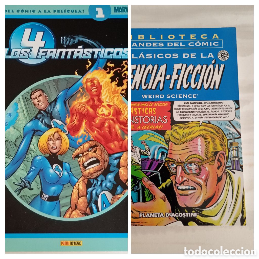 Tebeos: LOTE 2 EJEMPLARES 4 Fant&aacute;sticos y Cl&aacute;sicos de la Ciencia Ficci&oacute;n